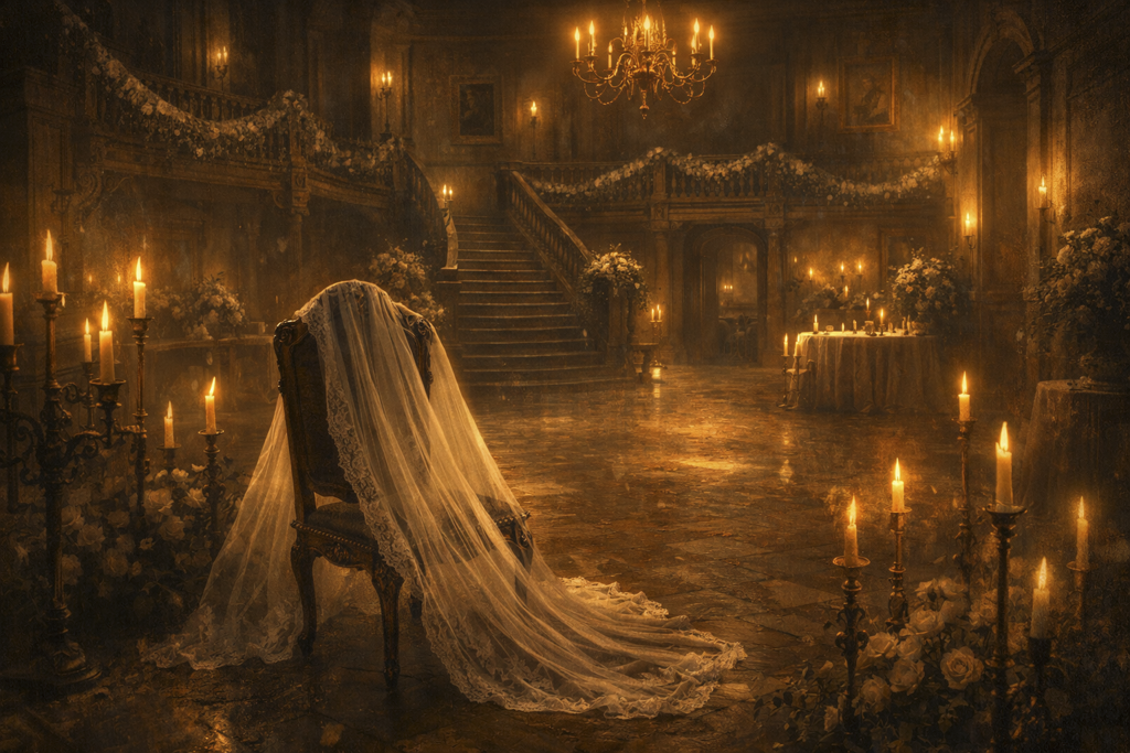 Bride’s Game at Portal Adventures featured view of the mansion-themed escape room interior